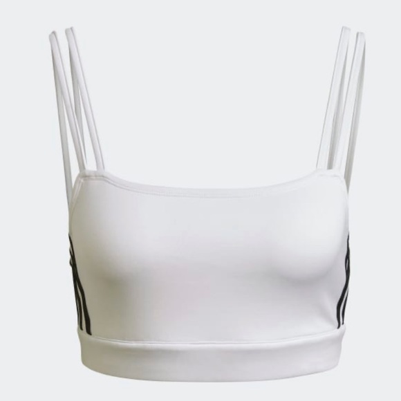 Adidas adicolor classic bra top white sport bra - Picture 4 of 6
